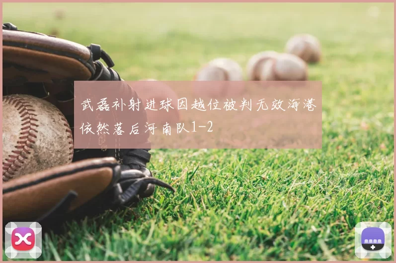 武磊补射进球因越位被判无效海港依然落后河南队1-2